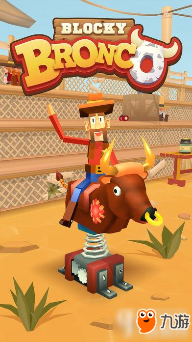 积木人驯蛮牛怎么玩 Blocky Bronco玩法技巧分享