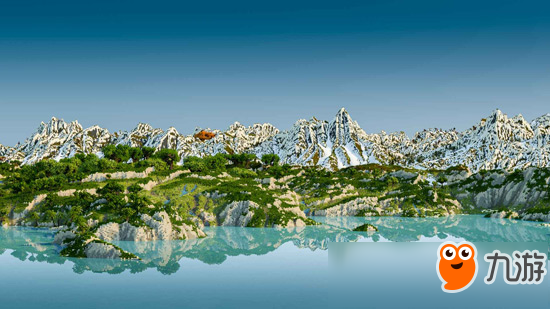 5K分辨率的高清马赛克 玩家自制《我的世界》超大地形图