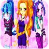 dressup Dazzlings Girls MLPEGames