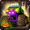 Monster Truck Racing Halloween Town