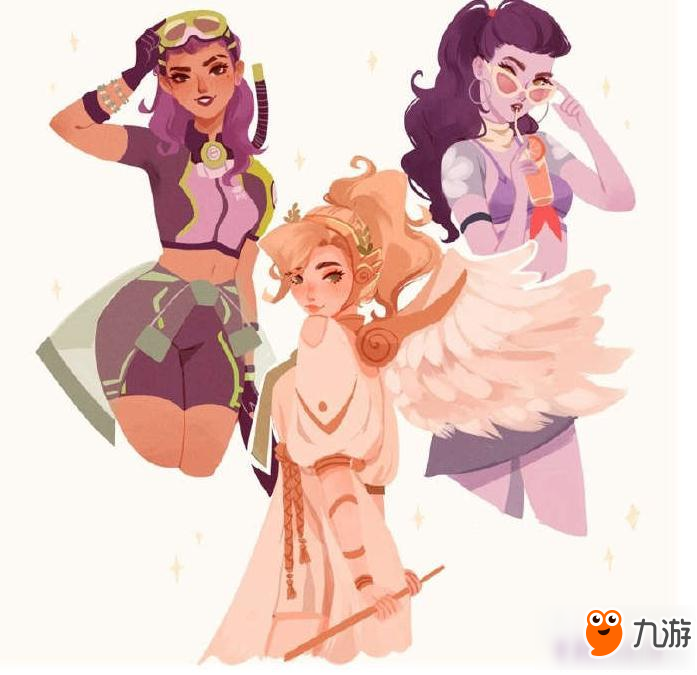 守望先锋童话美漫画风女英雄唯美小图集分享