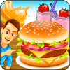 Burger Shop Food Court Game