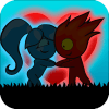 Fire Boy and Ice girl Shadow Love Story