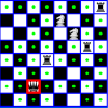 Chess Queen,Knight and Rook Problem