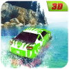 Water Surfer: Beach Racing Car Driver Simulator 3D