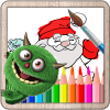 Christmas Coloring for Kids - Santas Book