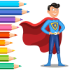 Coloring Super Fun Heroes