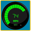 Cool Digital Speedometer