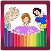 Coloring book for princess