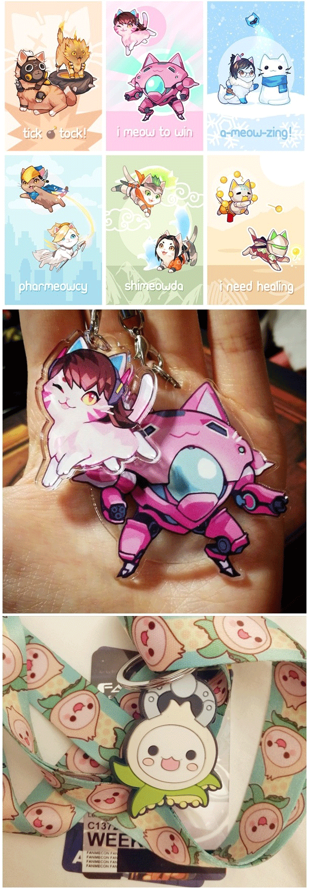 守望先锋喵星人萌图分享