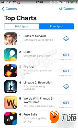 Rules of Survival创造历史 成首个登顶美国App Store免费榜中国游戏