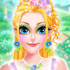 Crazy Flower Girl Makeup and Dressup Salon