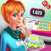 Toy Store Cashier Girl - Kids Cash Register