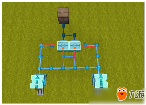 迷你世界算法器双控开关教程