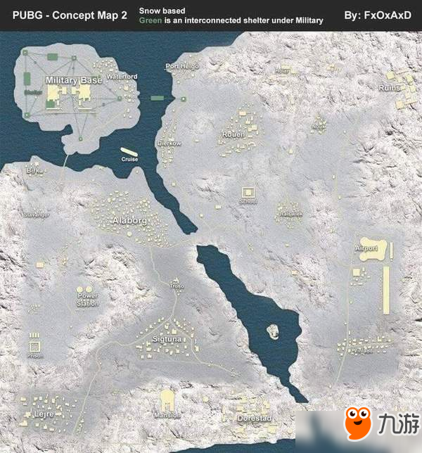 《绝地求生》雪地地图细节曝光！网友：吉利服改企鹅服