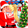 Christmas Romantic Kiss