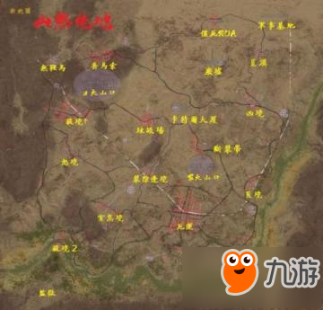 绝地求生沙漠地图资源点图 绝地求生大逃杀沙漠资源分布图