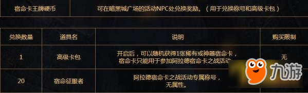 DNF阿拉德宿命卡之战奖励有哪些及奖励汇总一览