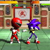 Power Red Rangers Vs Sonic Fighter