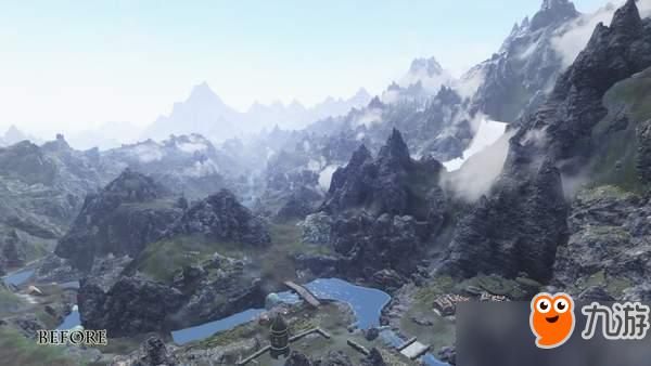 玩家自制《上古卷轴5》新MOD 远景画面升级，还不掉帧