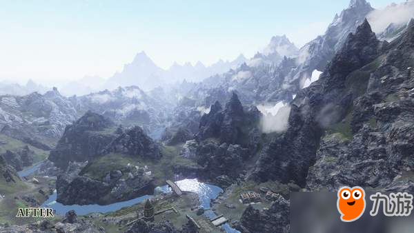 玩家自制《上古卷轴5》新MOD 远景画面升级，还不掉帧