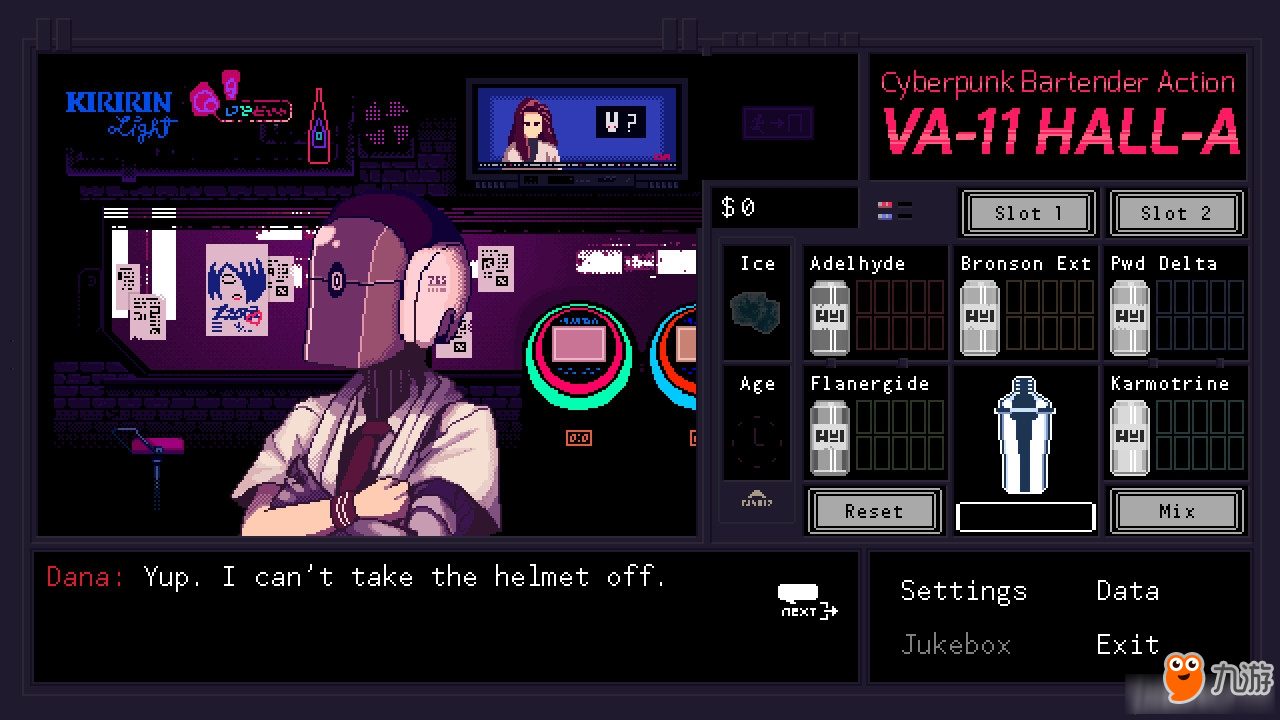 steam游戏推荐：《VA-11 Hall-A》在赛博朋克风的世界中体会人生百态