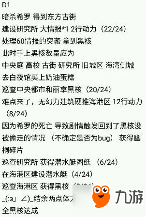 永遠(yuǎn)的7日之都二周目老師安托全黑核攻略 幽桐碎片怎么得