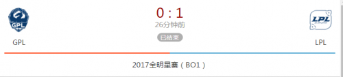 LOL全明星赛LPLVSGPL比赛回看 2017全明星赛LPL比赛视频回放
