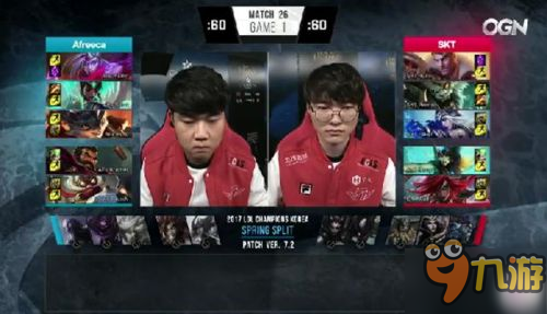 LCK春季赛afreeca 2:0 skt Marin神级发挥击败Faker