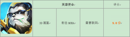 《英雄使命》首款全次时代FPS类守望电竞手游