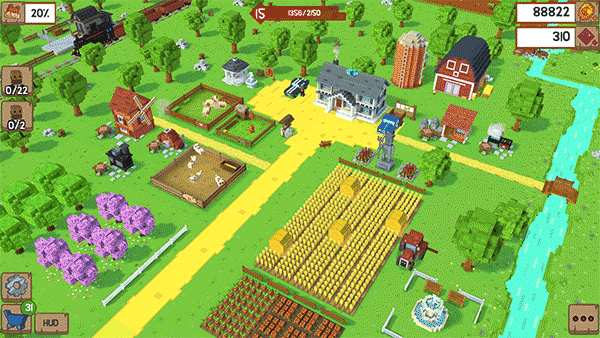 自主规划建造个性农场 模拟游戏《方块农场》五月上线