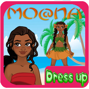 Moana island dress up game
