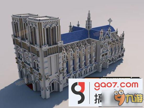我的世界中国版0.15建筑地图巴黎圣母院下载