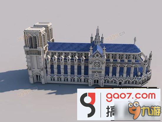 我的世界中国版0.15建筑地图巴黎圣母院下载