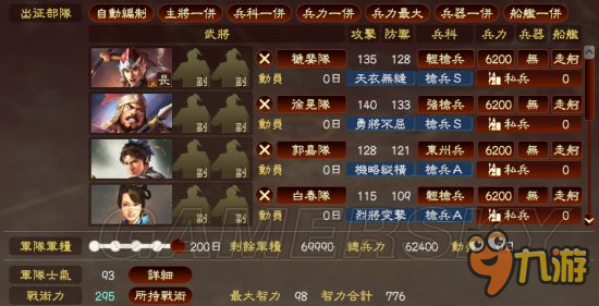 《三國志13威力加強版》將軍威名私兵對戰(zhàn)斗力影響