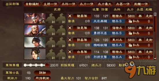 《三國志13威力加強版》將軍威名私兵對戰(zhàn)斗力影響