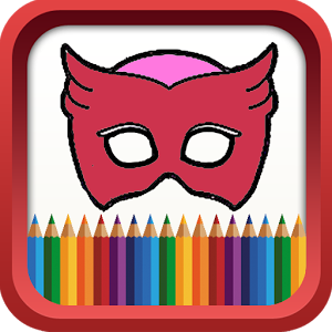 Coloring Book for Masks Hero