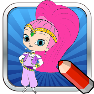 Coloring Game of Shimmer Shine