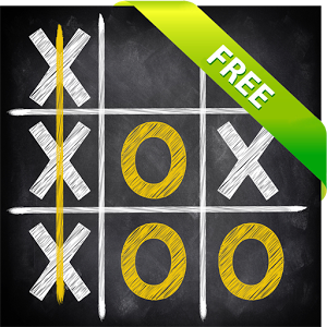 Tic Tac Toe blackboard