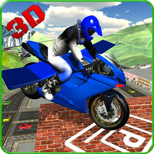 Flying Bike RoofTop Parking 3D