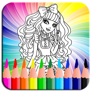 Coloring Book Ever After Hi