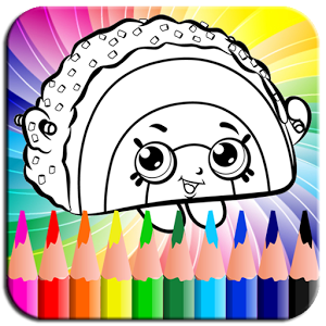 Coloring Book for Shopkins