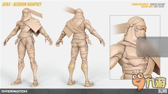 暴雪放出《守望先锋》所有角色原始模型，细节考究