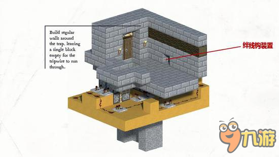 《我的世界》隐藏陷阱装置 一秒将入侵者直接送入基岩层！