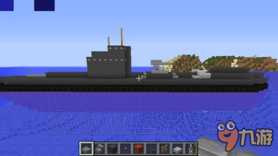 《我的世界》德国U型潜艇建造图文教程 德国U型潜艇怎么建造