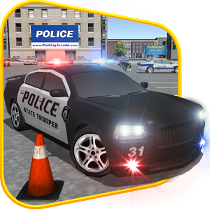 3D Police Car Parking 2015