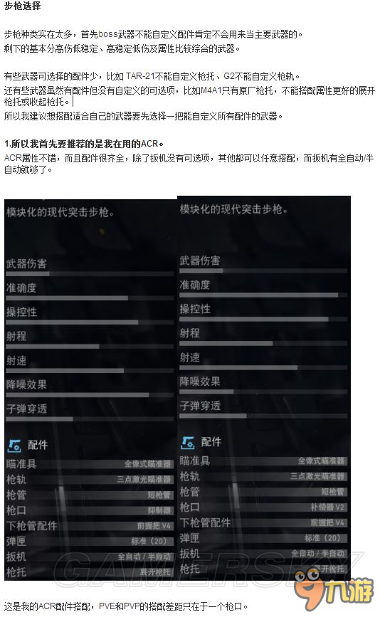 《幽靈行動(dòng)荒野》武器配件屬性詳解及配件搭配分享