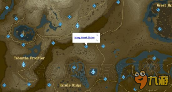 《塞尔达传说荒野之息》试练之祠迷宫地图 试练之祠迷宫位置一览