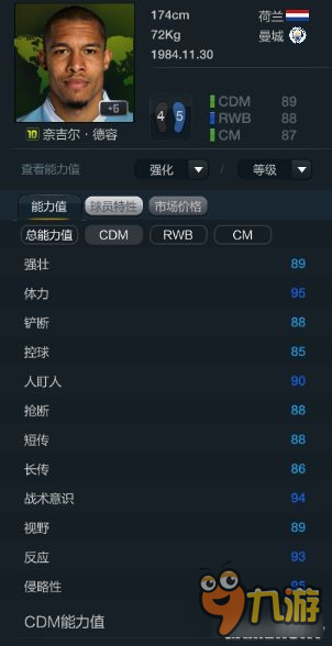 《Fifa online3》高性价比后腰球员推荐