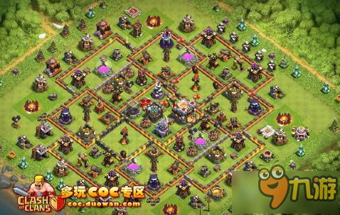 部落冲突阵型大神求婚成功 11本新阵分享纪念